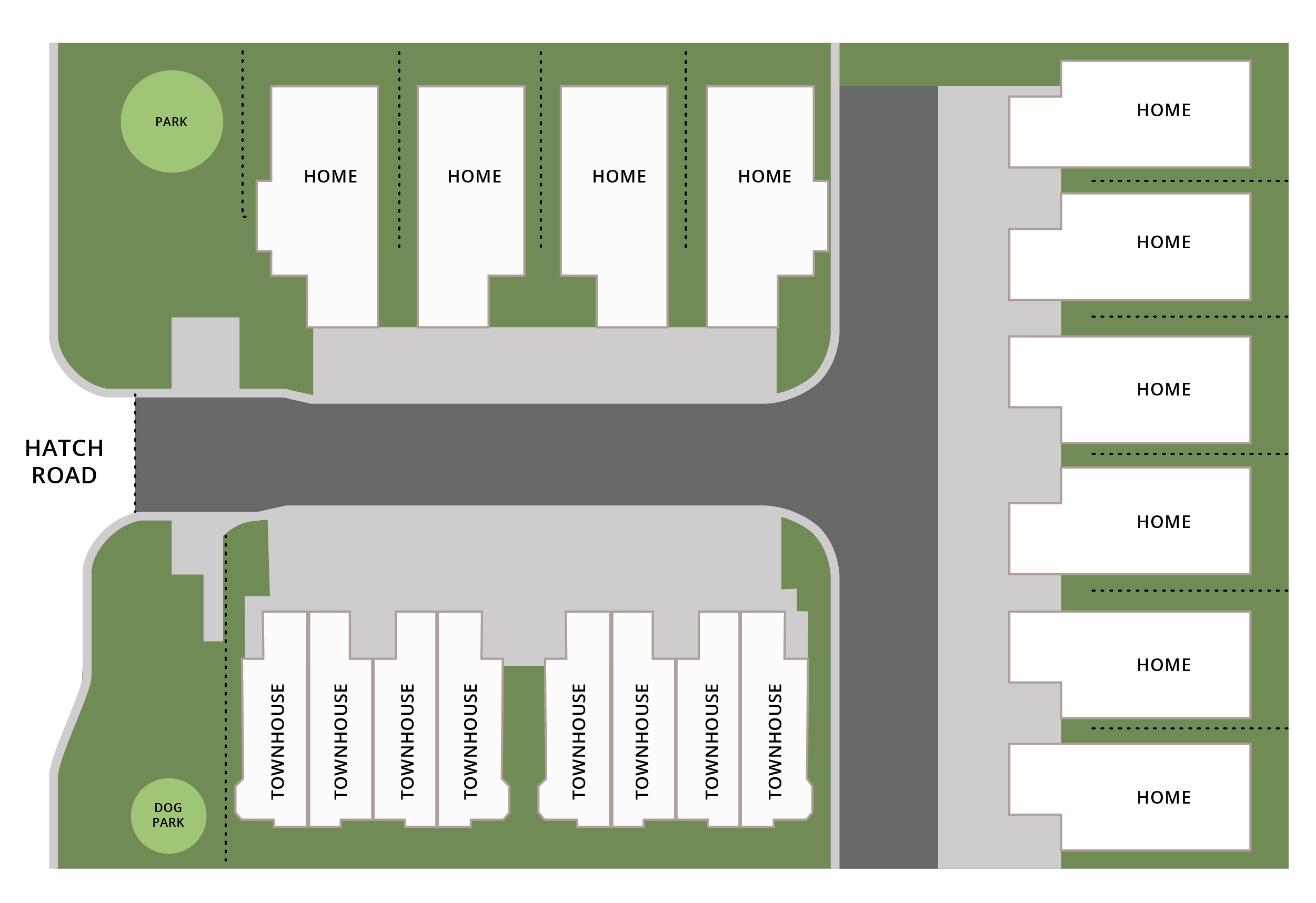 map of Olive Villas Ceres housing complex